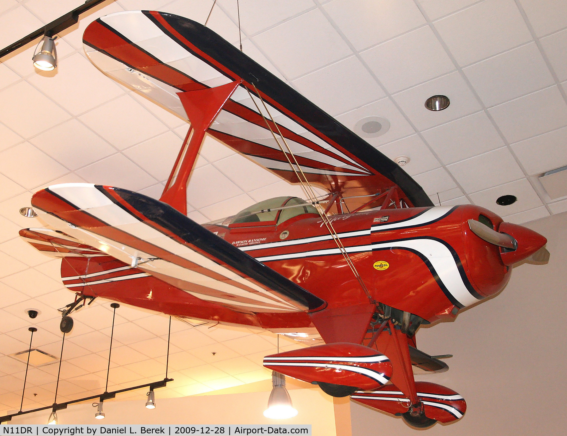 N11DR, 1969 Pitts S-1 Special C/N JDR2, This beauty now graces the gift shop at the National Air & Space Museum.