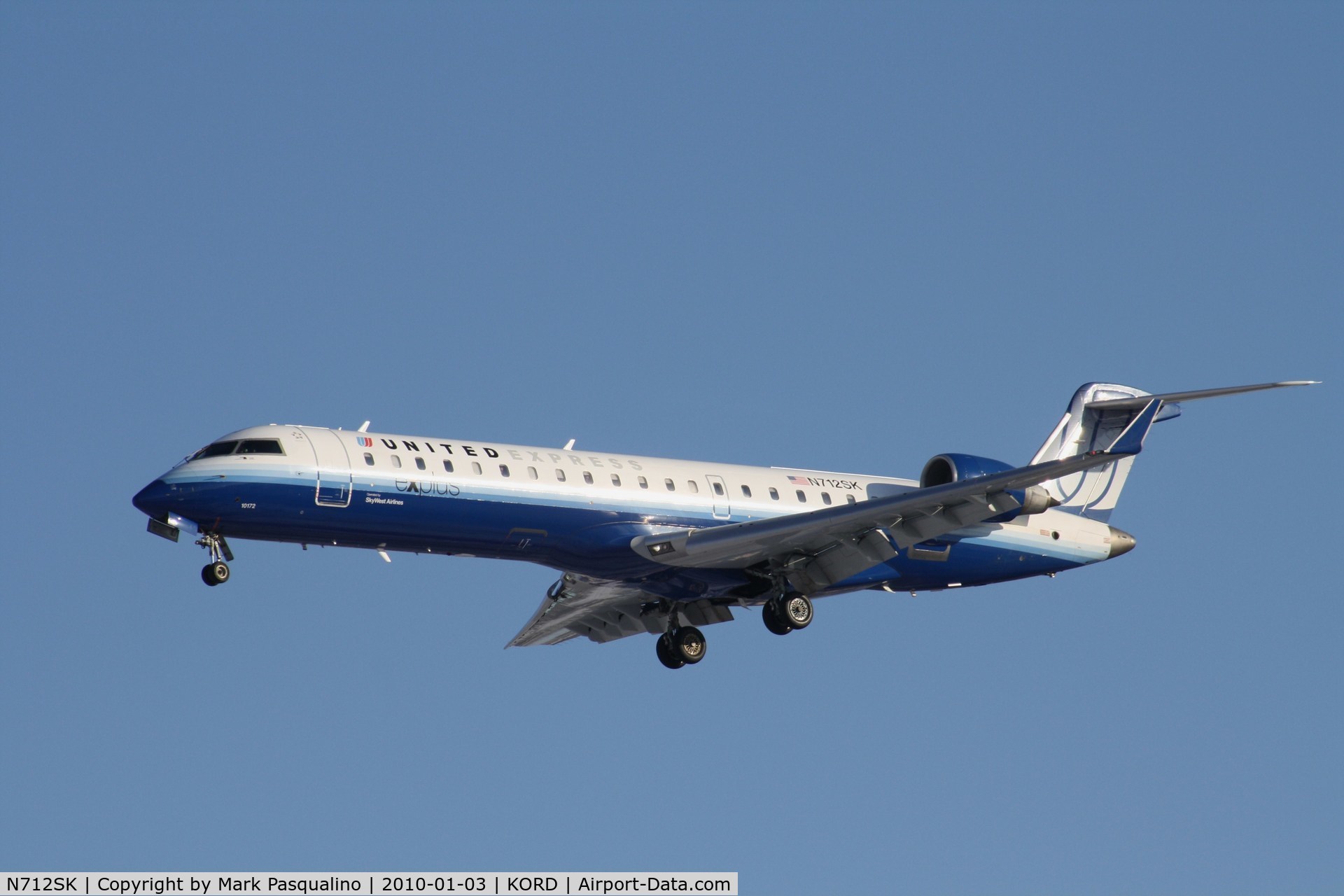 N712SK, 2004 Bombardier CRJ-700 (CL-600-2C10) Regional Jet C/N 10172, CL-600-2C10