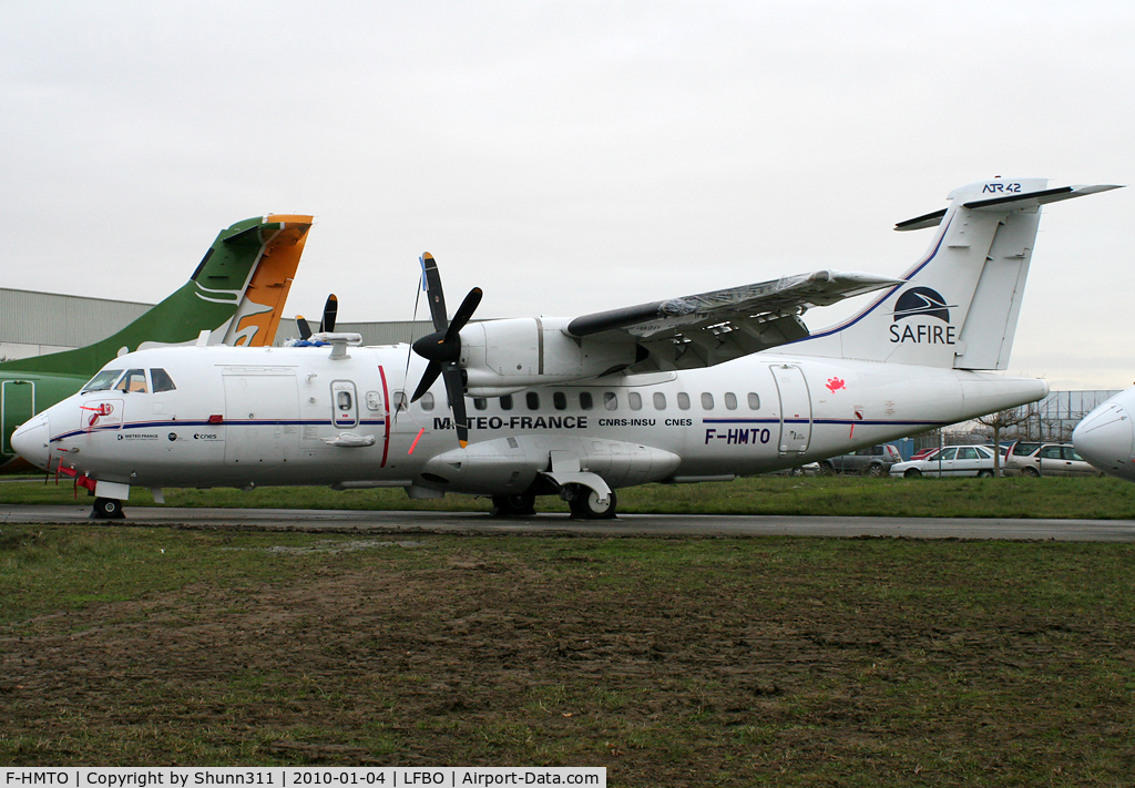 F-HMTO, 1988 ATR 42-320 C/N 078, Parked during maintenance... New titles and logos !