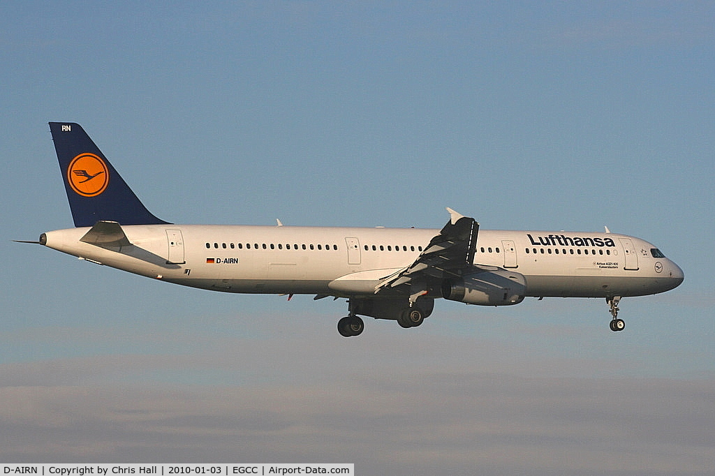 D-AIRN, 1995 Airbus A321-131 C/N 0560, Lufthansa