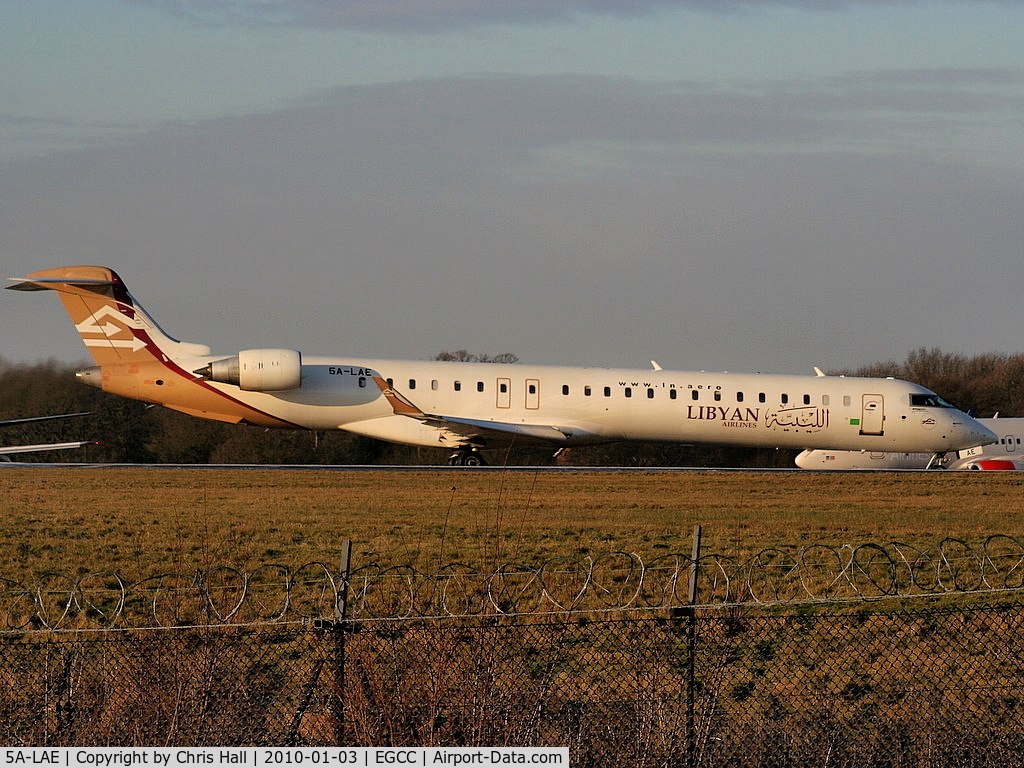 5A-LAE, 2008 Bombardier CRJ-900ER (CL-600-2D24) C/N 15216, Libyan Airlines Bombardier CL-600-2D24 CRJ-900