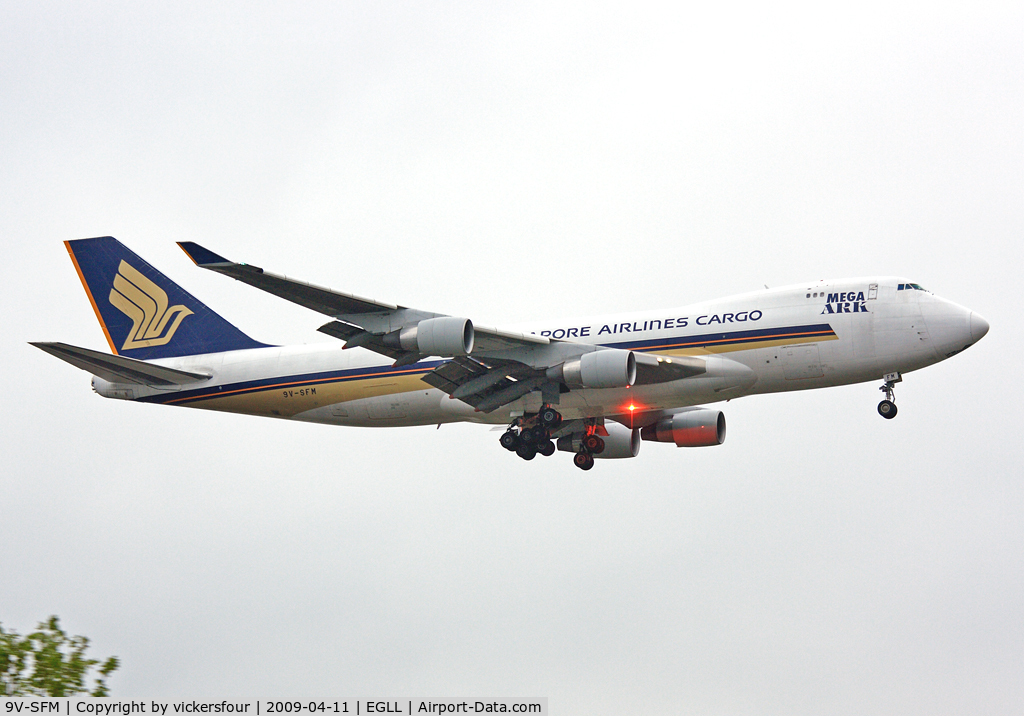 9V-SFM, 2003 Boeing 747-412F/SCD C/N 32898, Singapore Airlines