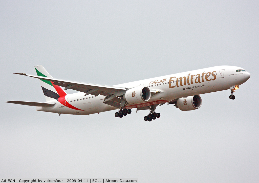 A6-ECN, 2009 Boeing 777-36N/ER C/N 37705, Emirates