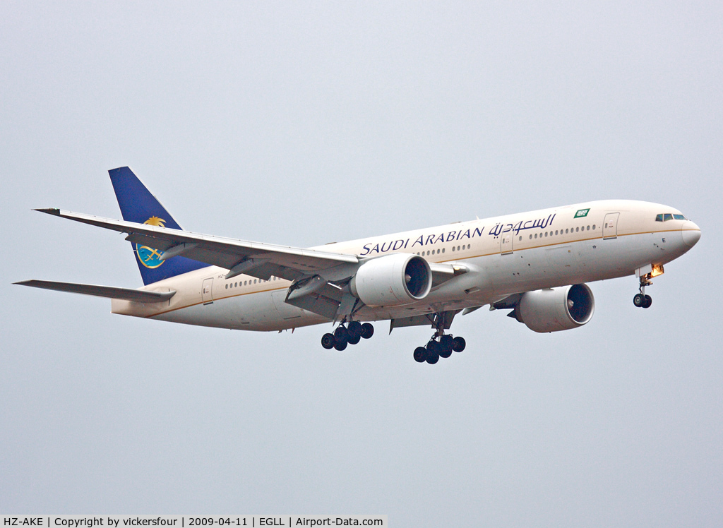 HZ-AKE, 1997 Boeing 777-268/ER C/N 28348, Saudia Airlines