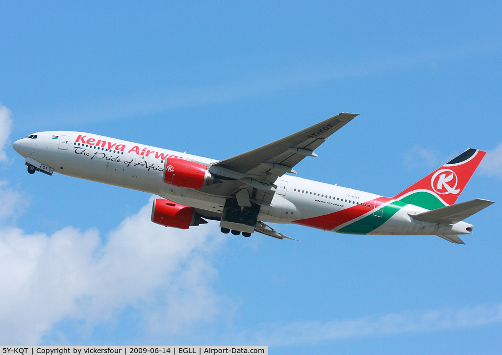 5Y-KQT, 2005 Boeing 777-2U8/ER C/N 33682, Kenya Airways