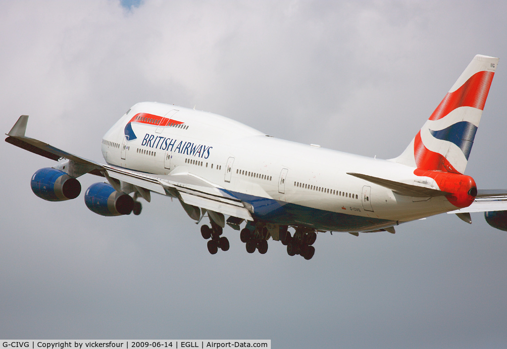 G-CIVG, 1995 Boeing 747-436 C/N 25813, British Airways