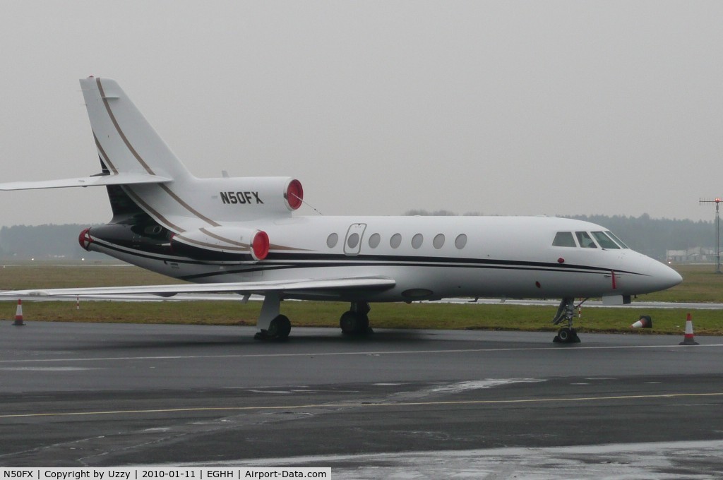 N50FX, 1987 Dassault Falcon 50 C/N 175, N50FX @ EGHH