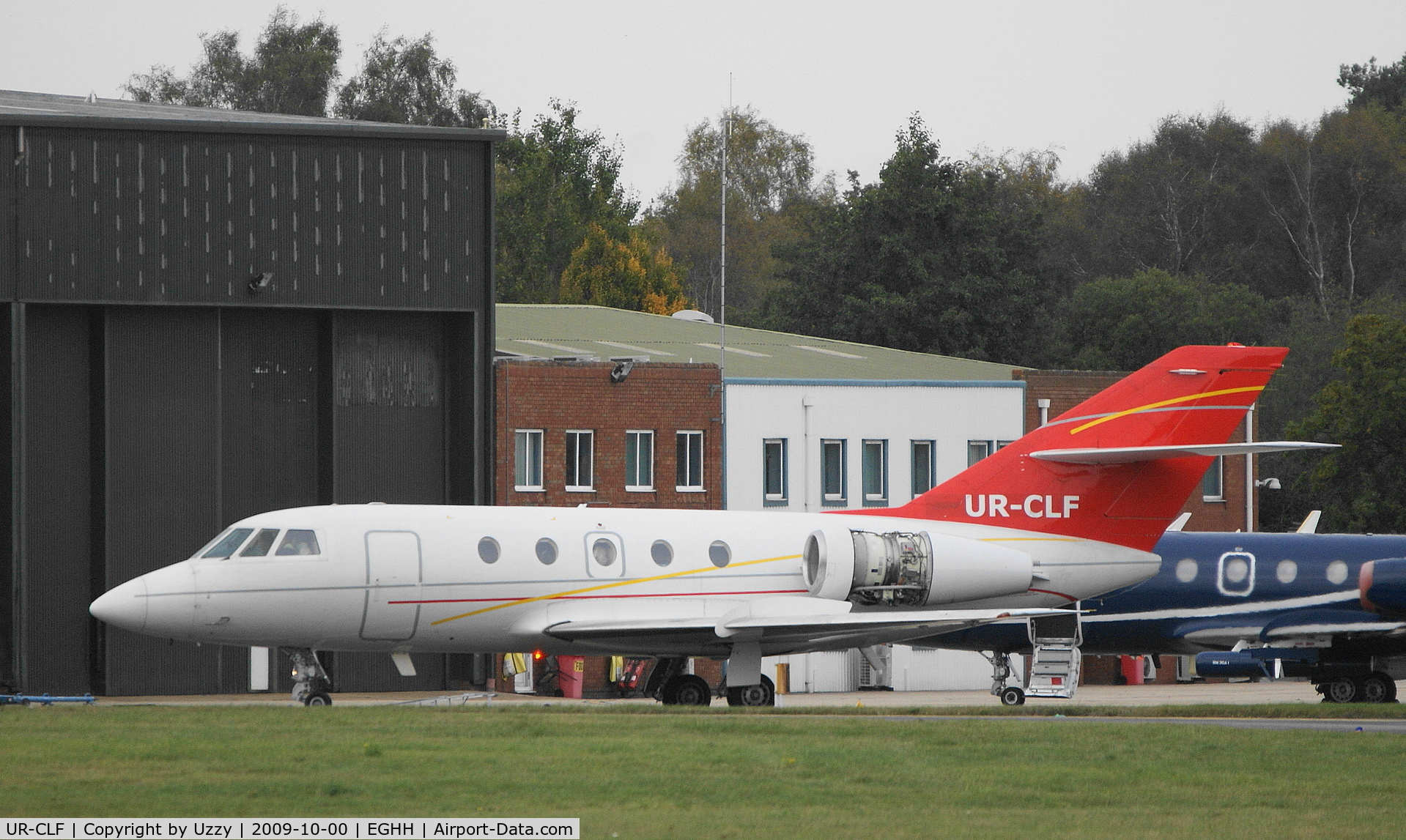 UR-CLF, 1973 Dassault Falcon (Mystere) 20E-5 C/N 293, FALCON 20 at Cobham Aviation October 2009