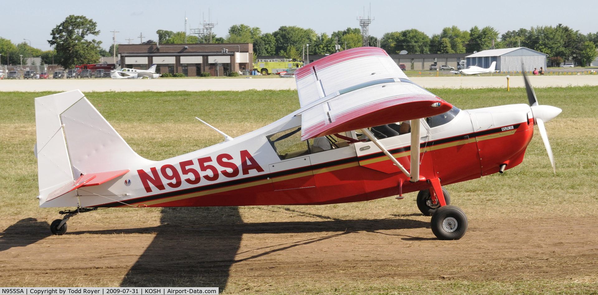 N955SA, 2005 American Champion 7GCBC C/N 1383-2005, EAA AIRVENTURE 2009