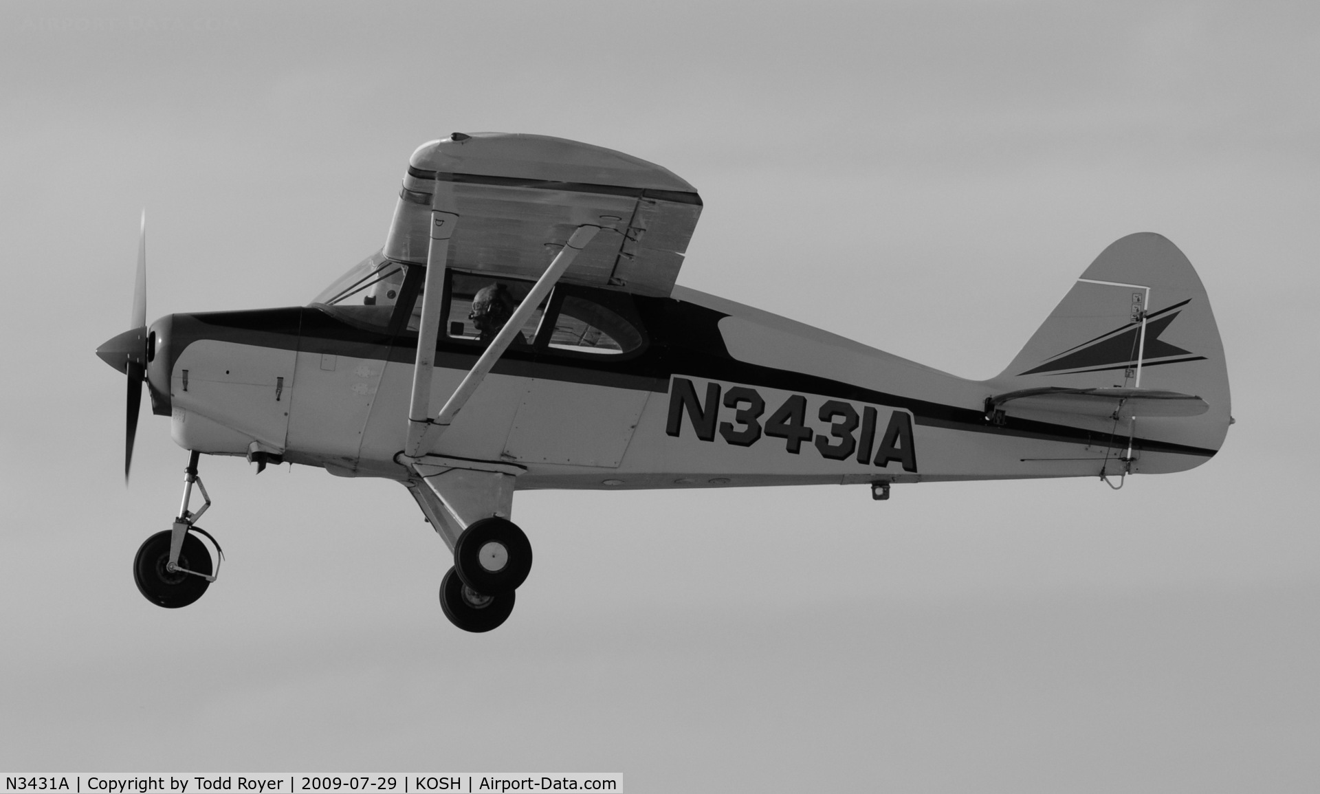 N3431A, 1953 Piper PA-22-135 Tri-Pacer C/N 22-1700, EAA AIRVENTURE 2009