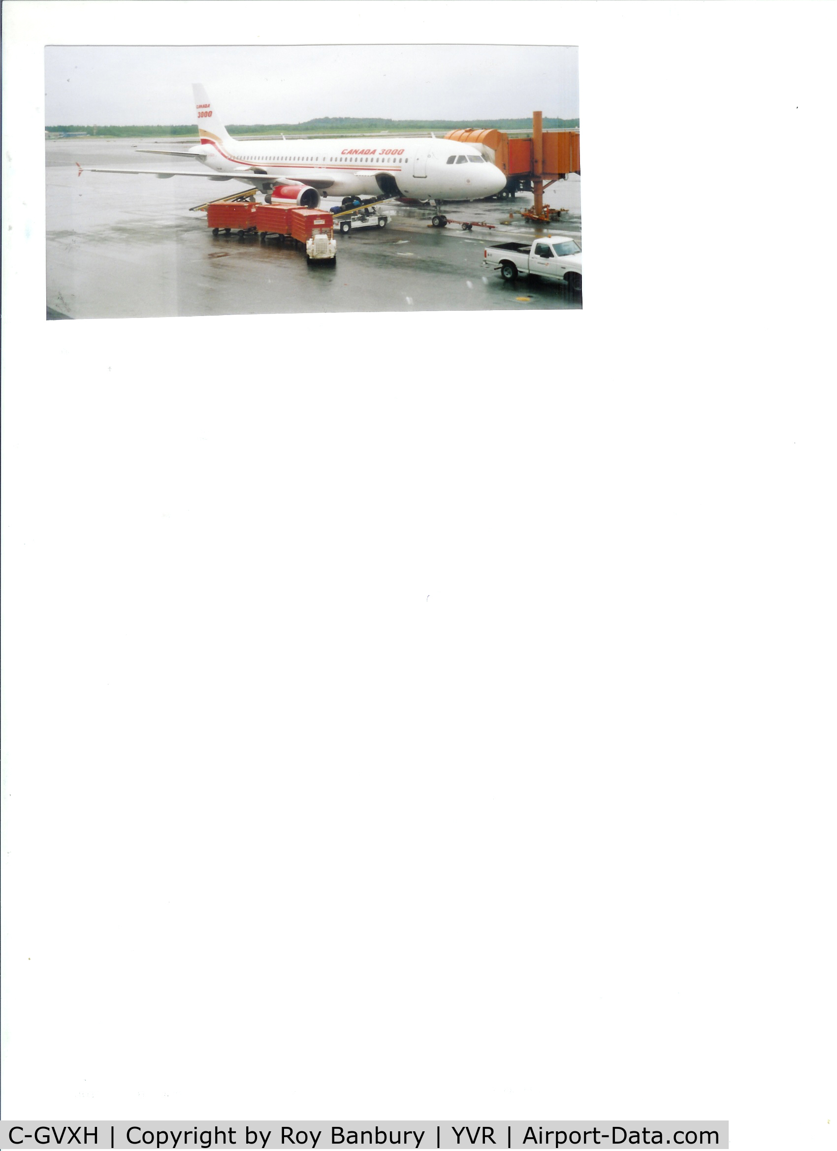 C-GVXH, 1990 Airbus A320-212 C/N 132, Being prepared for Flight 741 to Anchorage, Alaska
