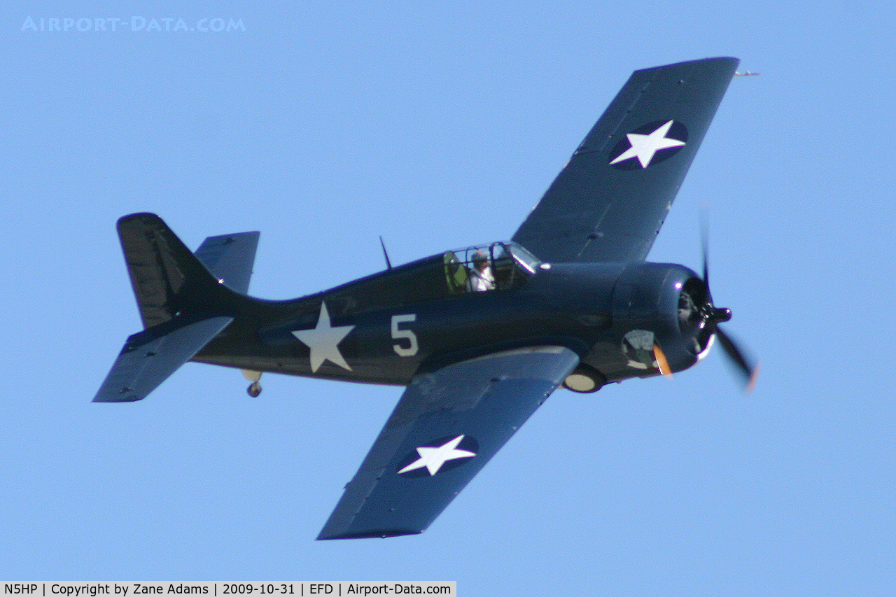 N5HP, 1945 General Motors (Grumman) FM-2 Wildcat C/N 5835, F4F (FM-2) Wildcat at the 2009 Wings over Houston Airshow