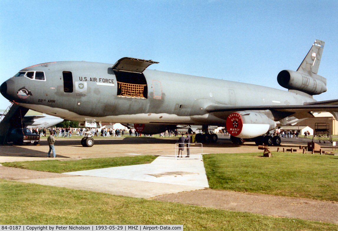 84-0187, 1984 McDonnell Douglas KC-10A Extender C/N 48226, KC-10A Extender 