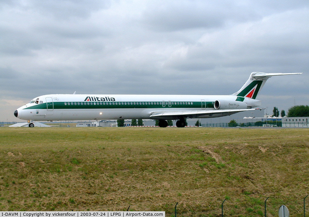 I-DAVM, 1988 McDonnell Douglas MD-82 (DC-9-82) C/N 49434, Alitalia