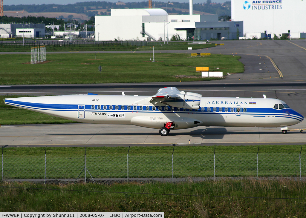 F-WWEP, 2008 ATR 72-212A C/N 799, C/n 799 - Go out from paintshop without tail...