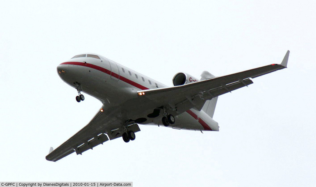 C-GPFC, 1996 Canadair Challenger 604 (CL-600-2B16) C/N 5310, Toronto Airport