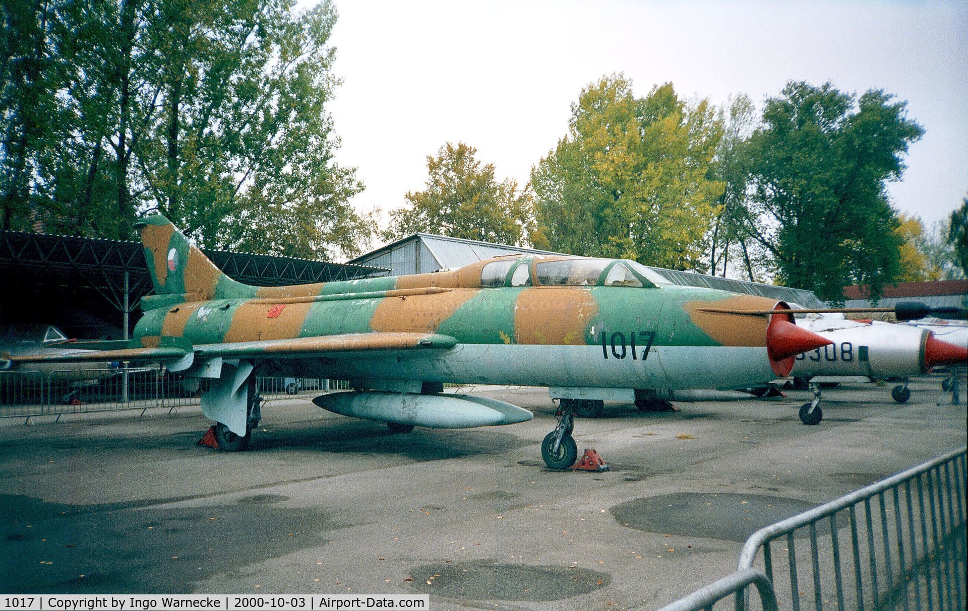 1017, Sukhoi Su-7U Moujik C/N 1017, Sukhoi Su-7U Moujik of the czechoslovak air force at the Letecke Muzeum, Prague-Kbely