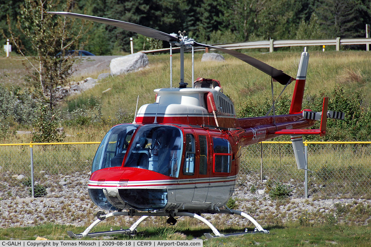 C-GALH, 1989 Bell 206L-3 LongRanger III C/N 51297, Alpine Helicopter's Homebase in Canmore