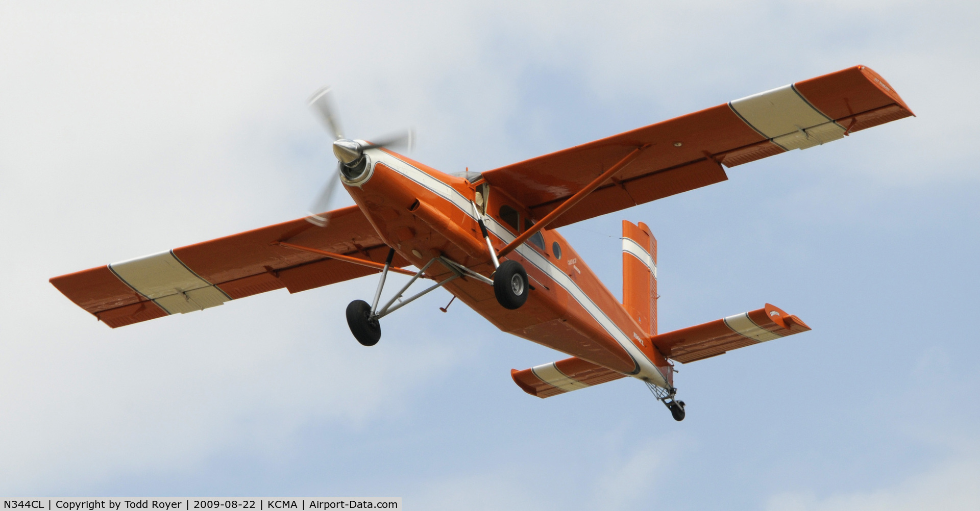 N344CL, 1968 Fairchild PC-6/C2-H2 Heli-Porter C/N 2019, CAMARILLO AIR SHOW 2009