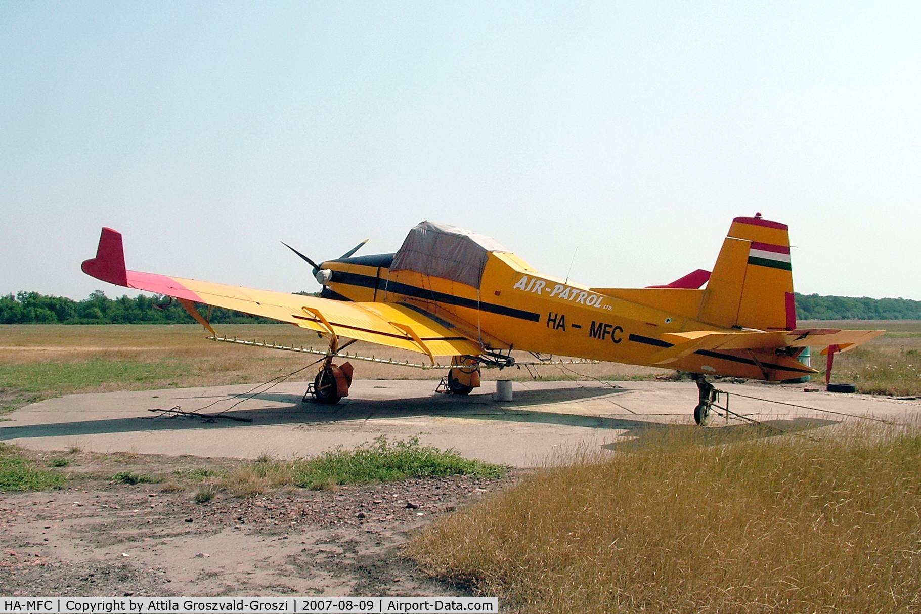 HA-MFC, 1989 Let Z-137T Agro-Turbo C/N 030, Kisujszállás, agricultural airfield.