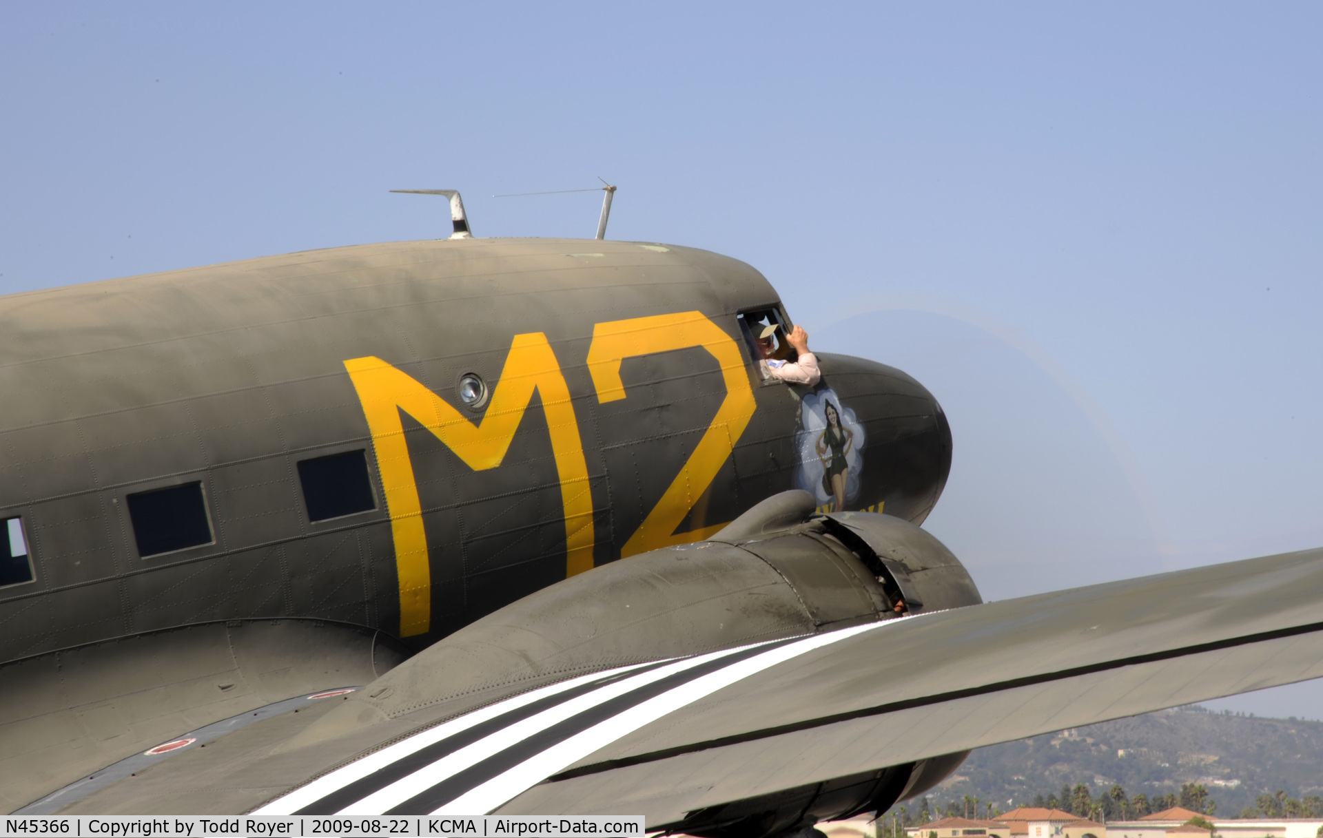 N45366, 1943 Douglas C-53D-DO Skytrooper (DC-3A) C/N 11757, CAMARILLO AIR SHOW 2009