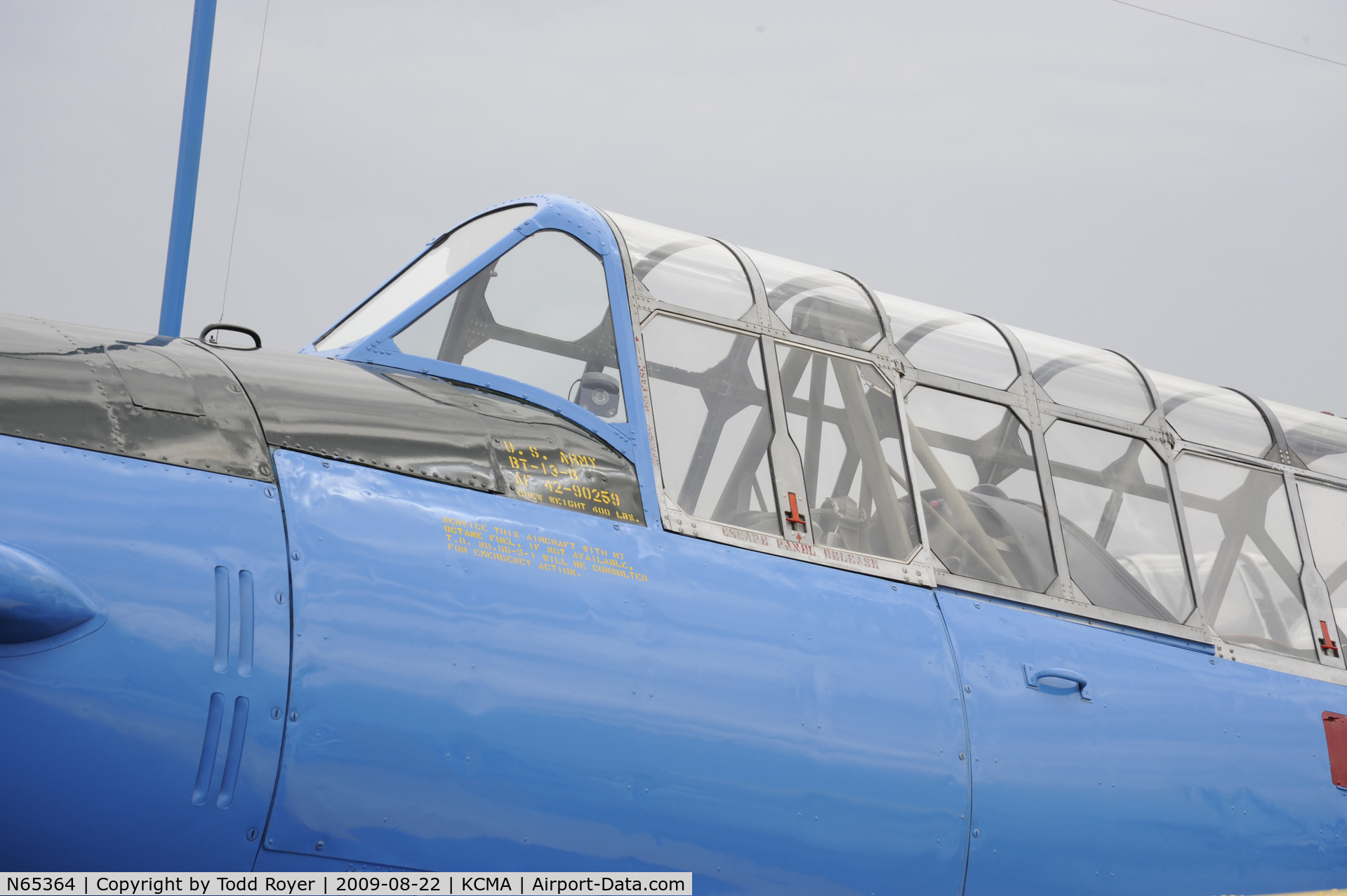 N65364, 1945 Convair BT-15 C/N 791216, CAMARILLO AIR SHOW 2009