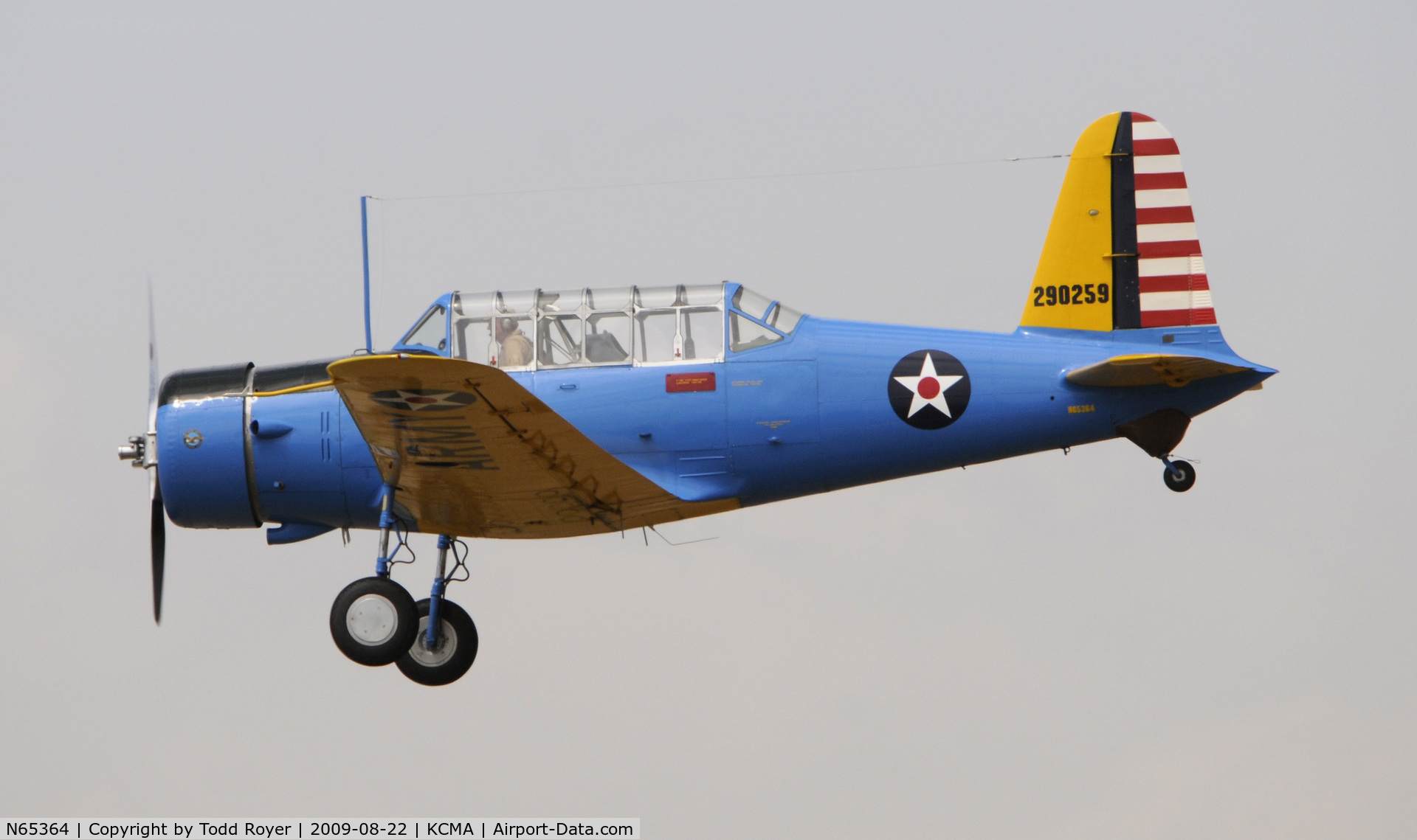 N65364, 1945 Convair BT-15 C/N 791216, CAMARILLO AIR SHOW 2009