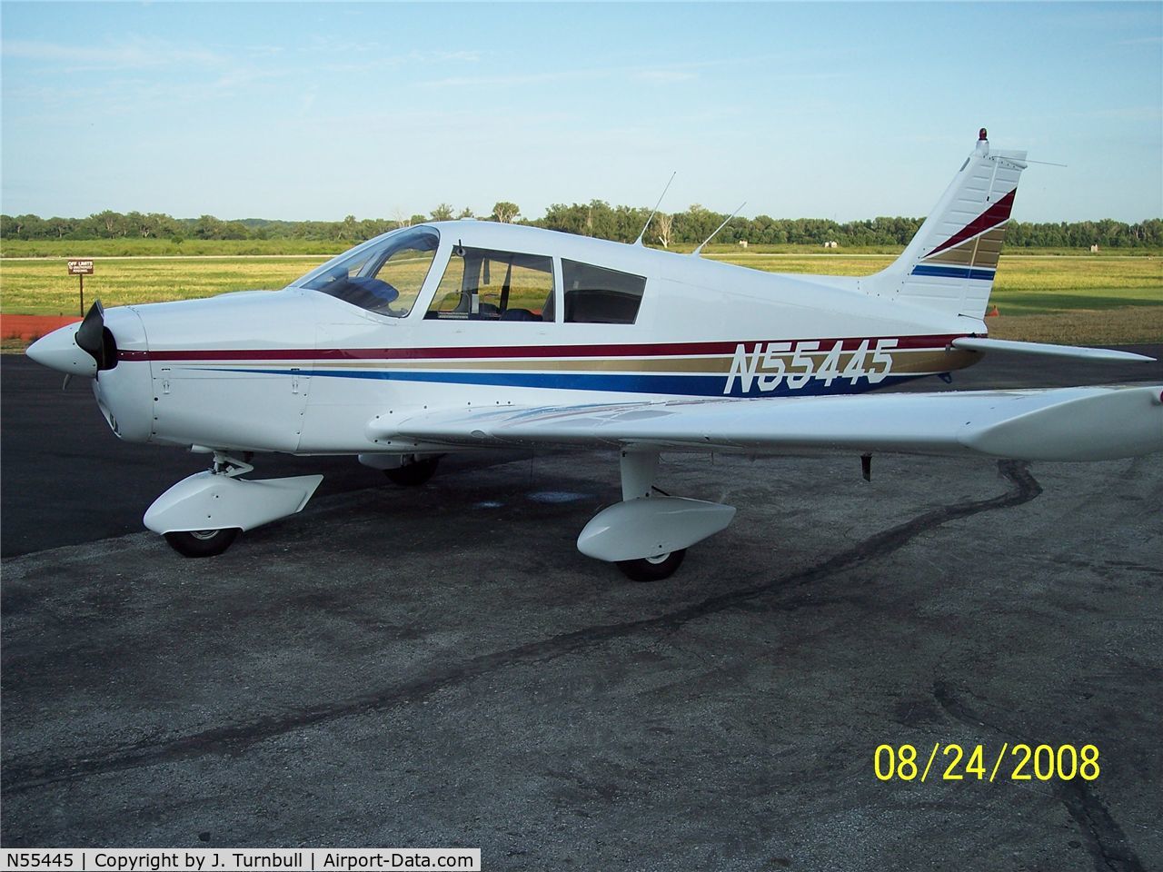 N55445, 1973 Piper PA-28-140 Cherokee C/N 28-7325402, N55445