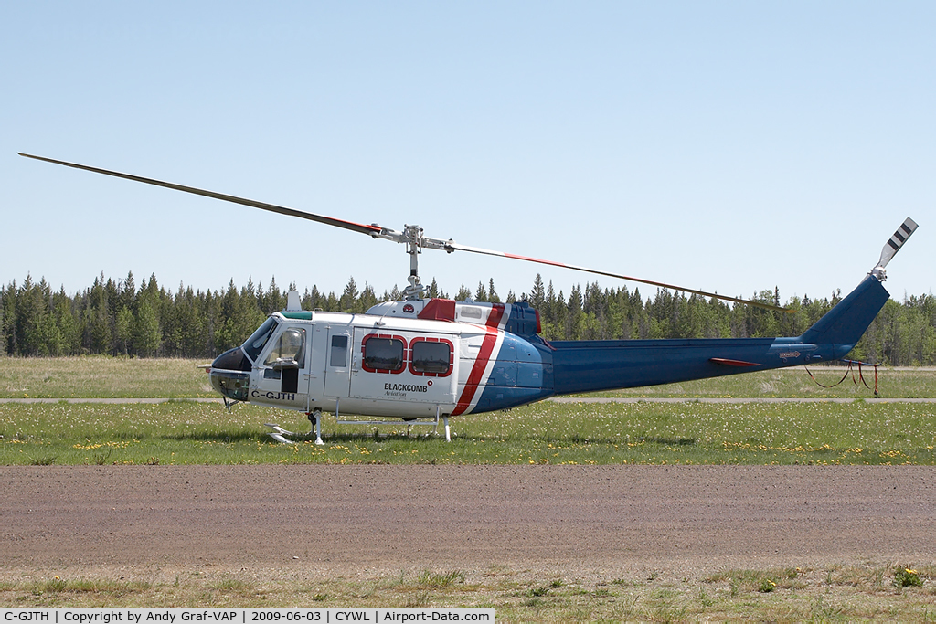C-GJTH, 1969 Bell 205A-1++ C/N 30036, Black Bomb Bell 205