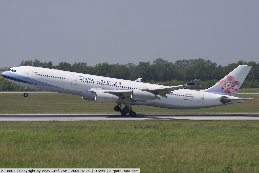 B-18801, 2001 Airbus A340-313 C/N 402, China Airlines A340-300
