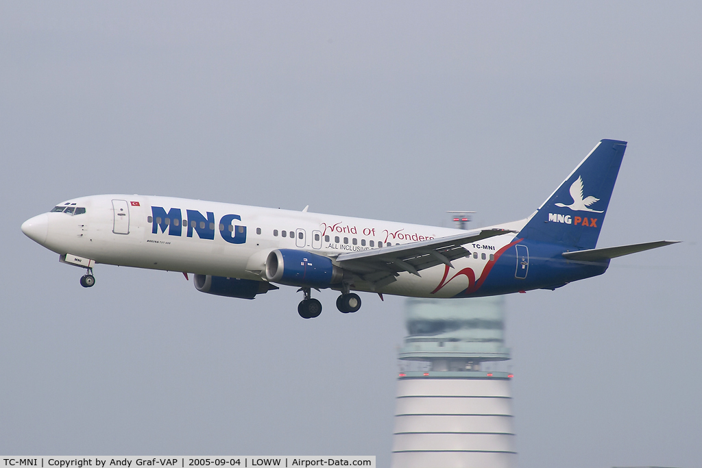 TC-MNI, 1989 Boeing 737-4K5 C/N 24128, MNG Airlines 737-400