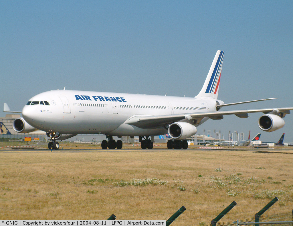 F-GNIG, 1997 Airbus A340-313X C/N 174, Air France