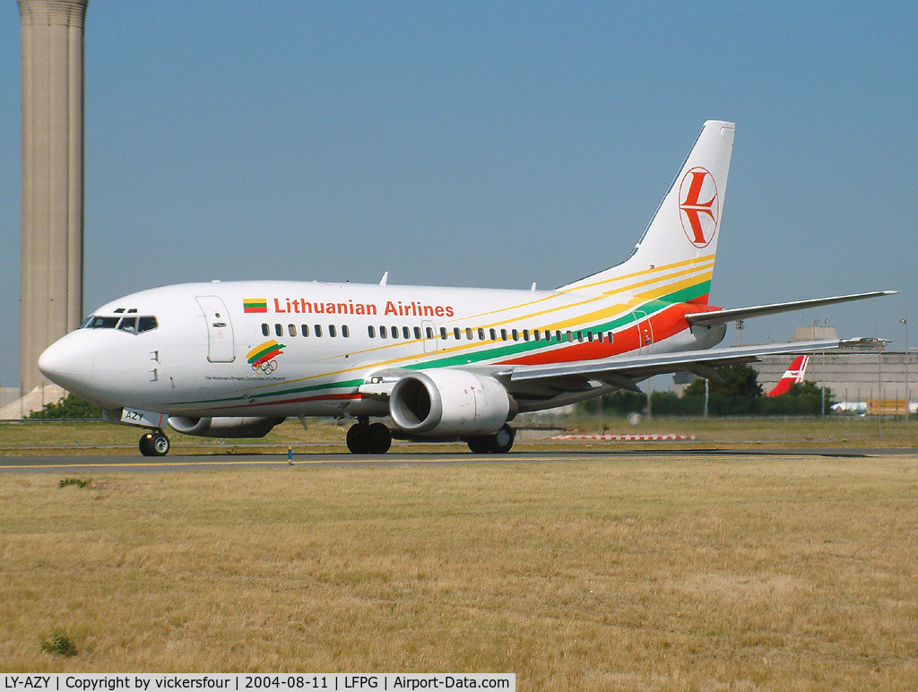 LY-AZY, 1993 Boeing 737-548 C/N 26287, Lithuanian Airlines