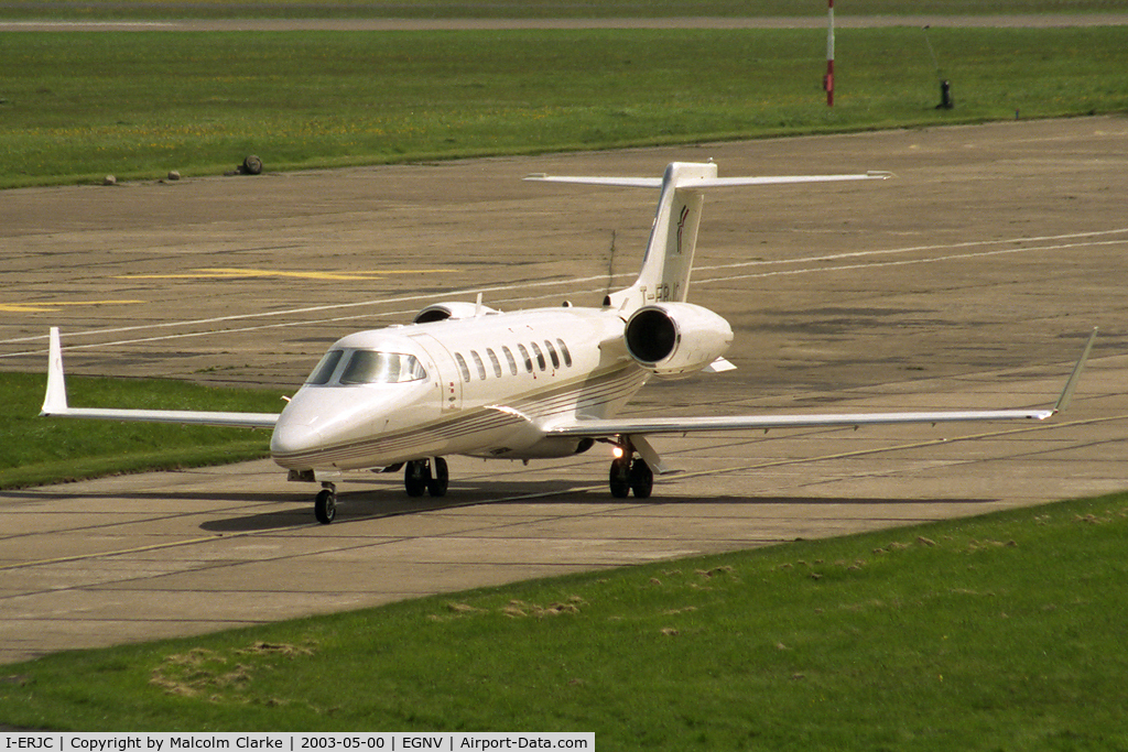 I-ERJC, 2000 Learjet 45 C/N 093, Learjet 45 at Durham Tees Valley Airport in 2003.
