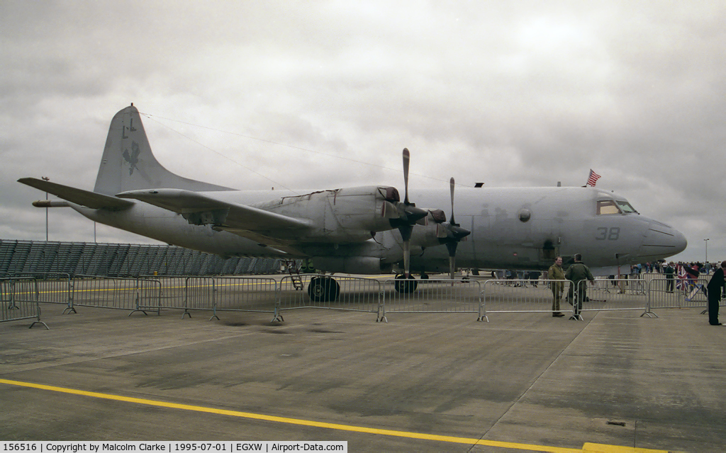 156516, Lockheed P-3C Orion C/N 285A-5510, Lockheed P-3C Orion at RAF Waddington's Air Show in 1995.