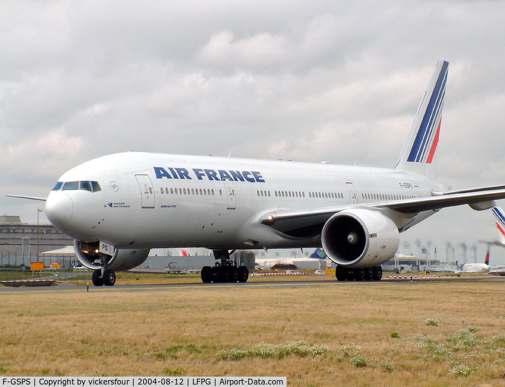 F-GSPS, 2001 Boeing 777-228/ER C/N 32306, Air France