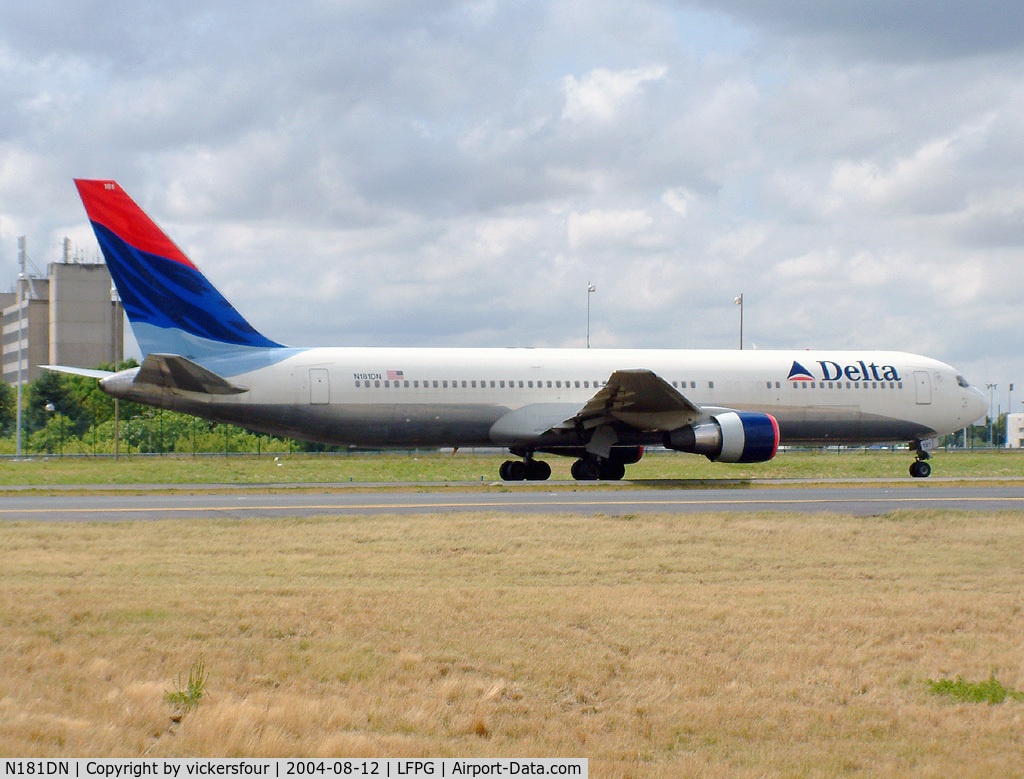 N181DN, 1992 Boeing 767-332 C/N 25986, Delta Airlines