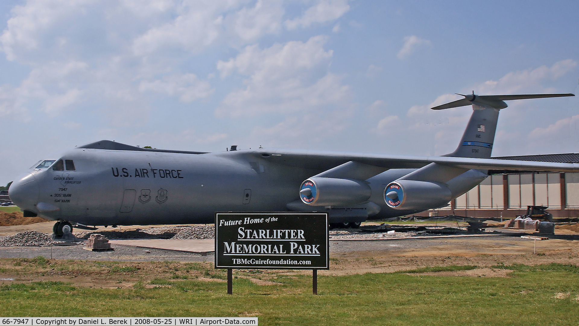 66-7947, 1966 Lockheed C-141B Starlifter C/N 300-6239, This nice Starlifter is preserved at McGuire Air Force Base.