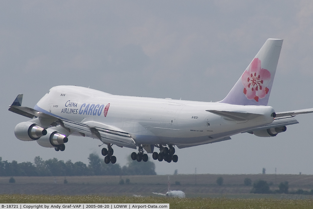 B-18721, 2005 Boeing 747-409F/SCD C/N 33738, China Airlines 747-400