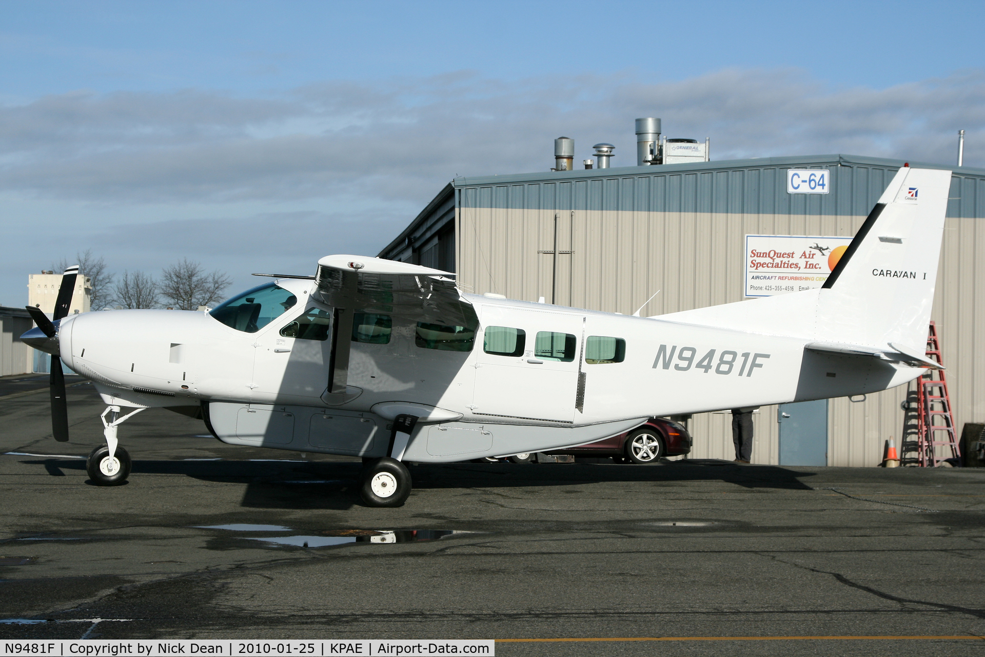 N9481F, 1985 Cessna 208 Caravan I C/N 20800070, KPAE
