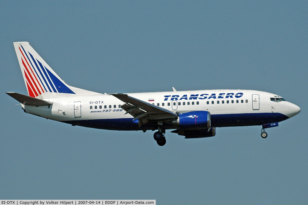 EI-DTX, 1997 Boeing 737-5Q8 C/N 28052, Transaero