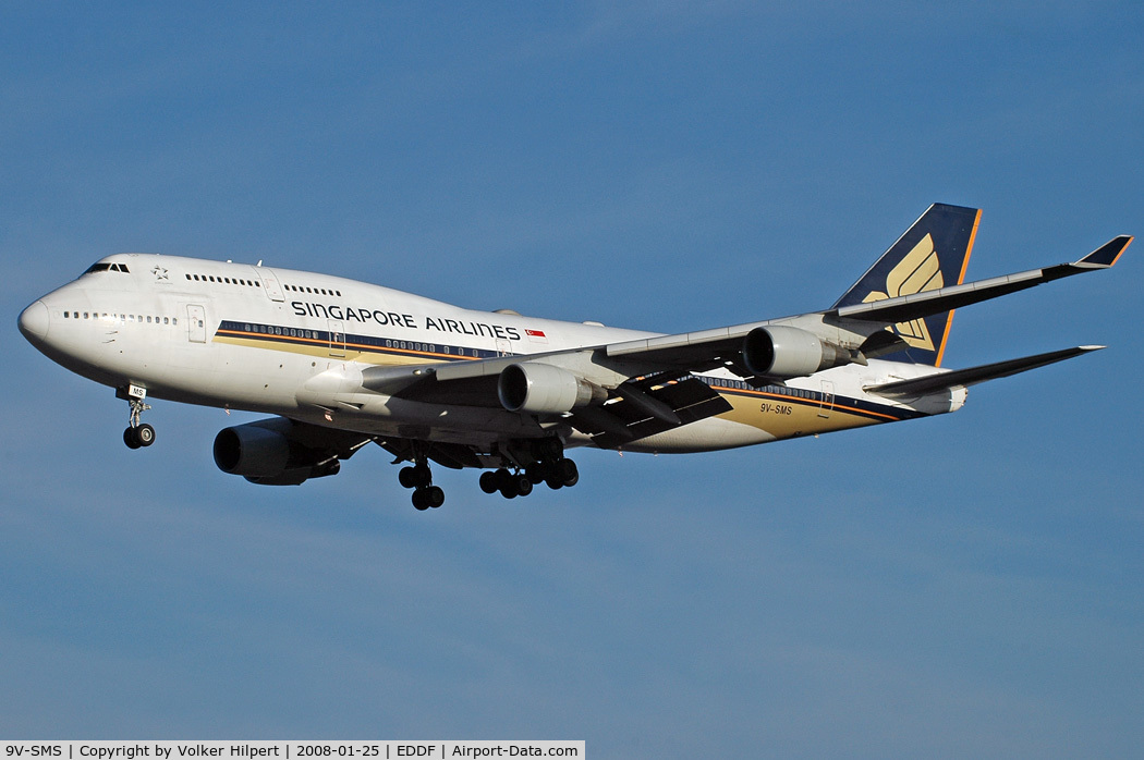 9V-SMS, 1993 Boeing 747-412 C/N 27134, Singapore Airlines