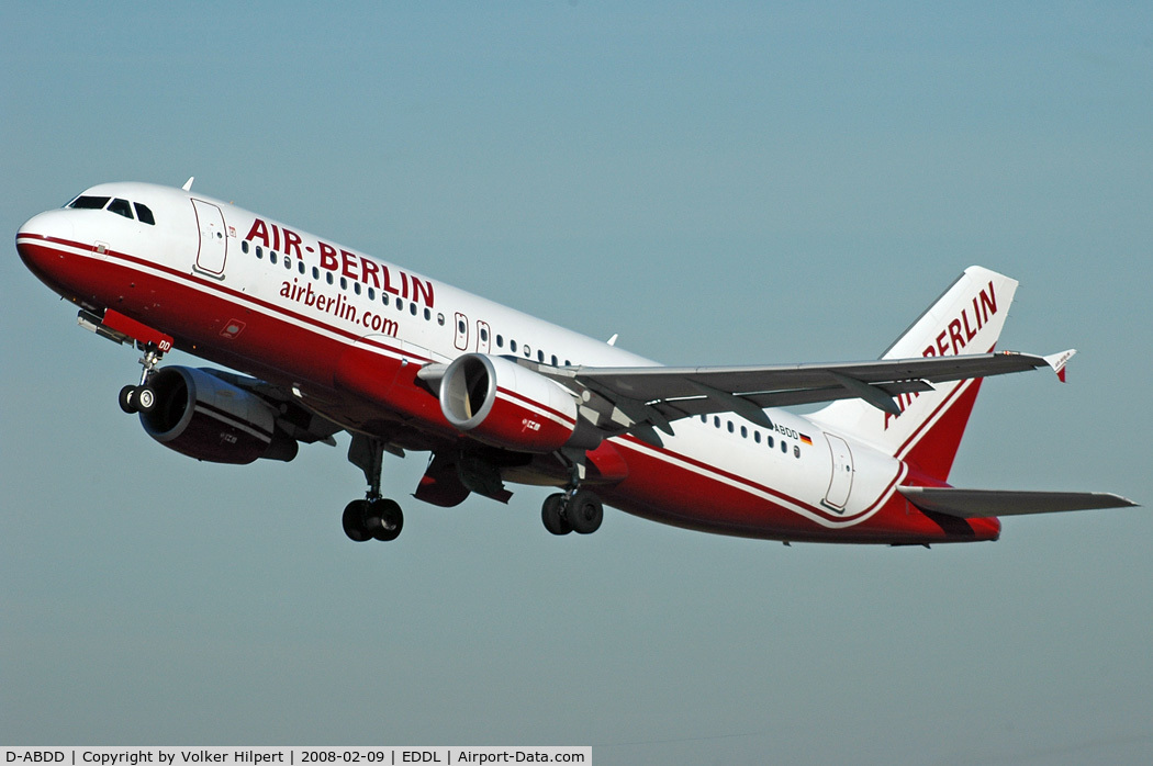 D-ABDD, 2006 Airbus A320-214 C/N 2685, at dus