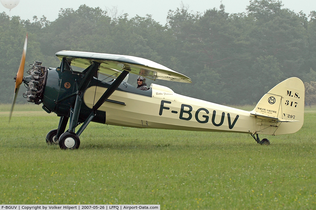 F-BGUV, Morane-Saulnier MS.317 C/N 297, at lffq