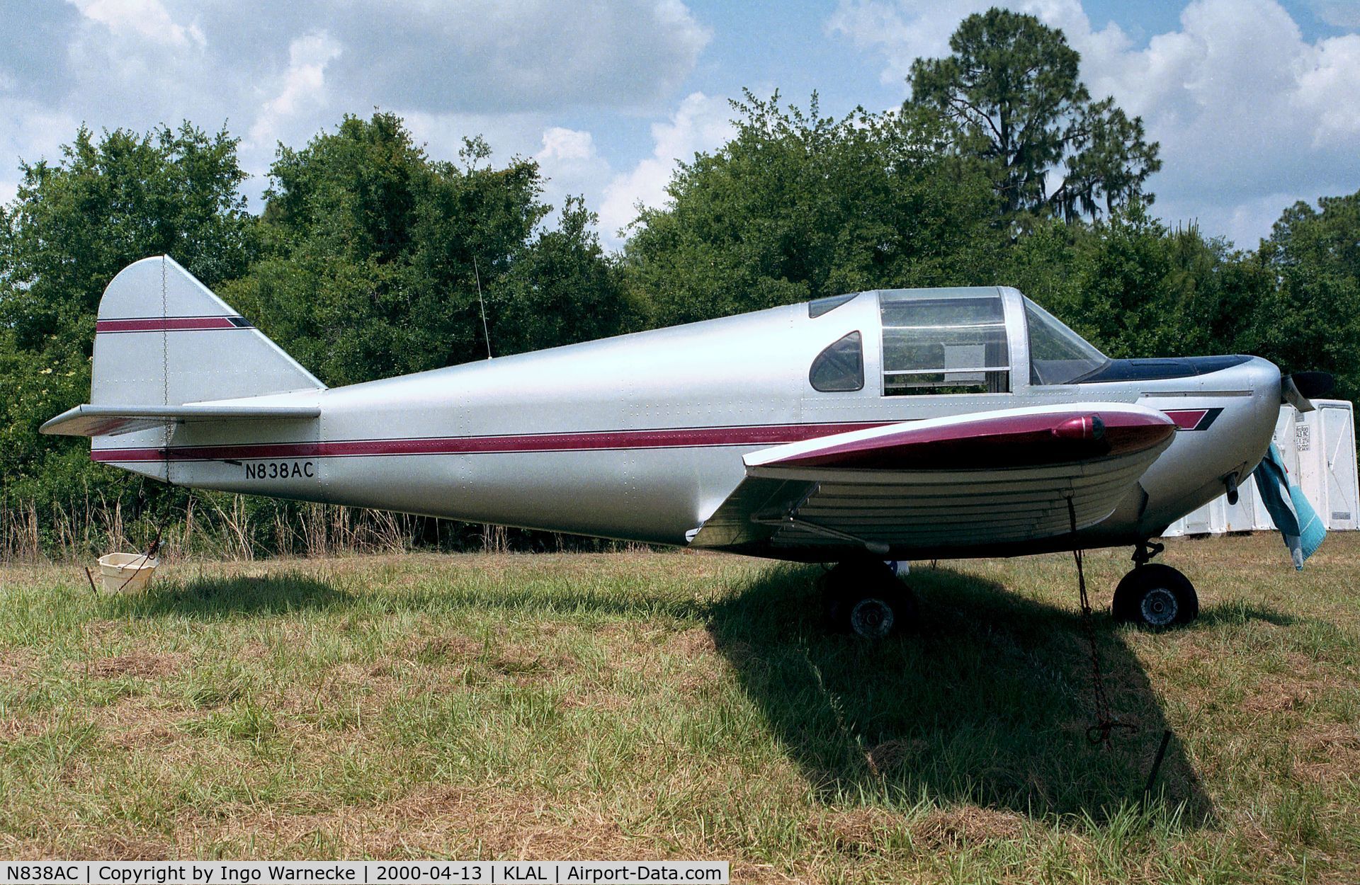 N838AC, 1950 Emigh TROJAN A-2 C/N 56, Emigh Trojan A-2 at Sun 'n Fun 2000, Lakeland FL