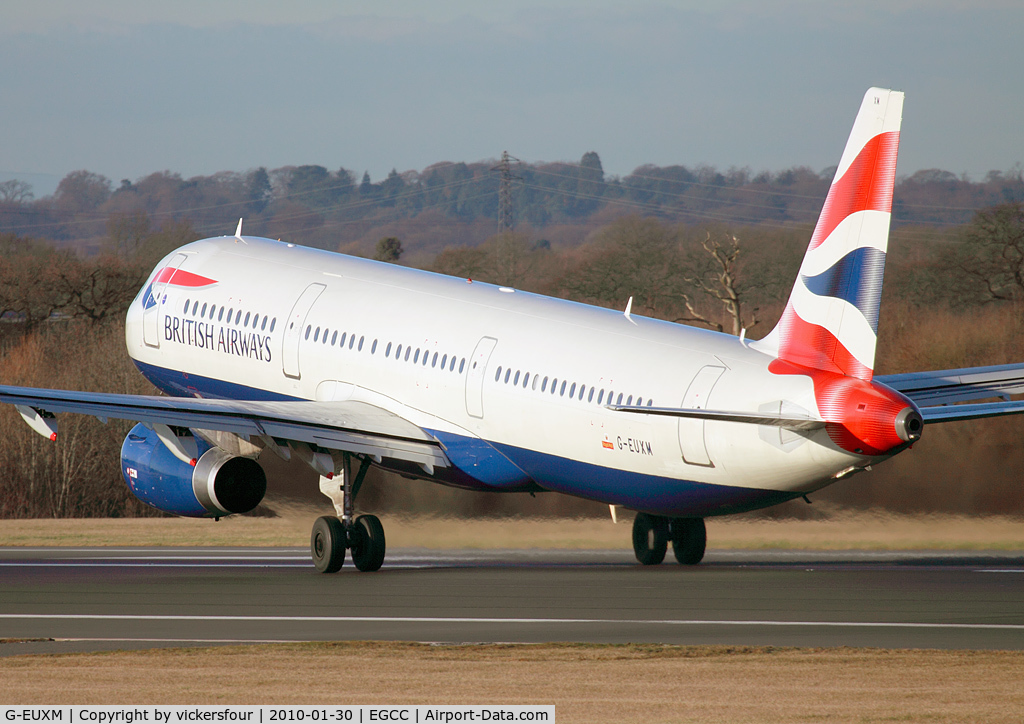 G-EUXM, 2007 Airbus A321-231 C/N 3290, British Airways
