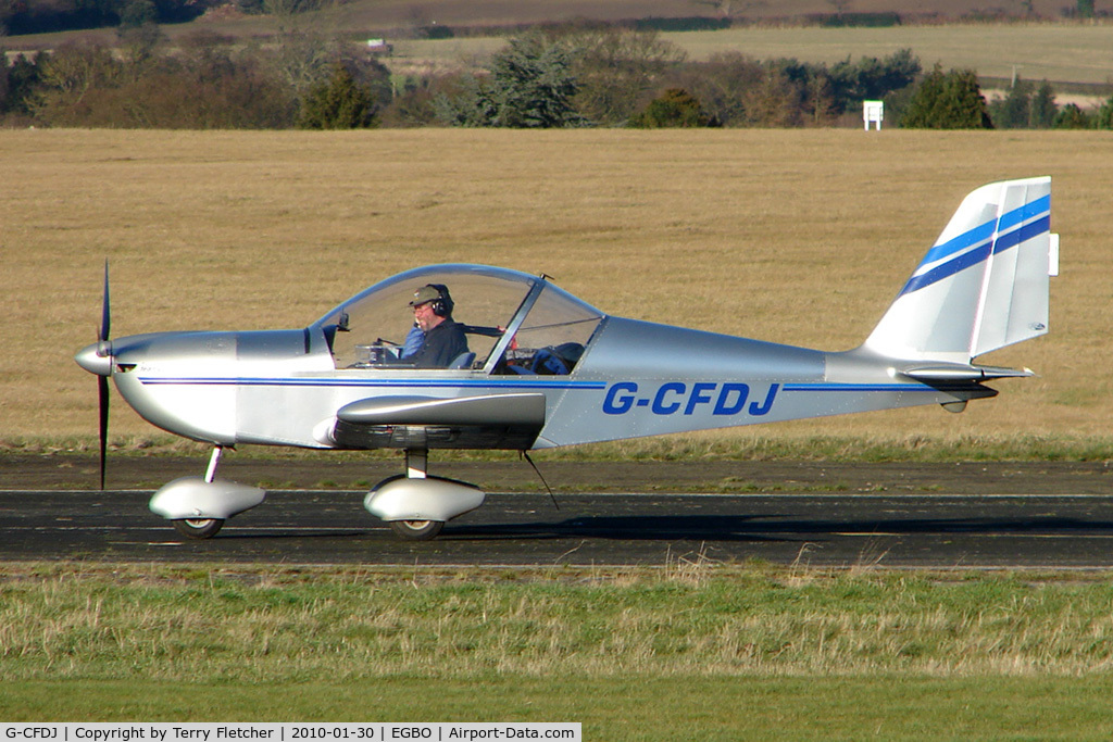 G-CFDJ, 2008 Cosmik EV-97 TeamEurostar UK C/N 3209, EV-97 Eurostar - participant in the 2010 BMAA Icicle Fly-in at Wolverhampton