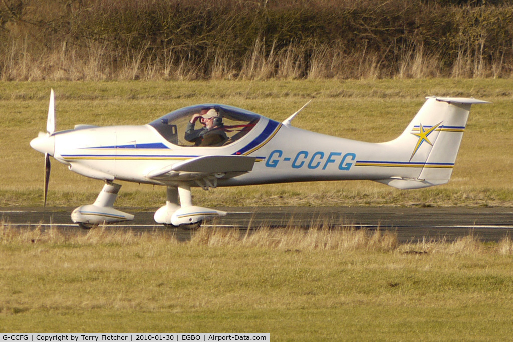 G-CCFG, 2003 Dyn'Aero MCR-01 Banbi C/N PFA 301A-14047, Part of a busy aviation scene at Wolverhampton (Halfpenny Green) Airport on a crisp winters day