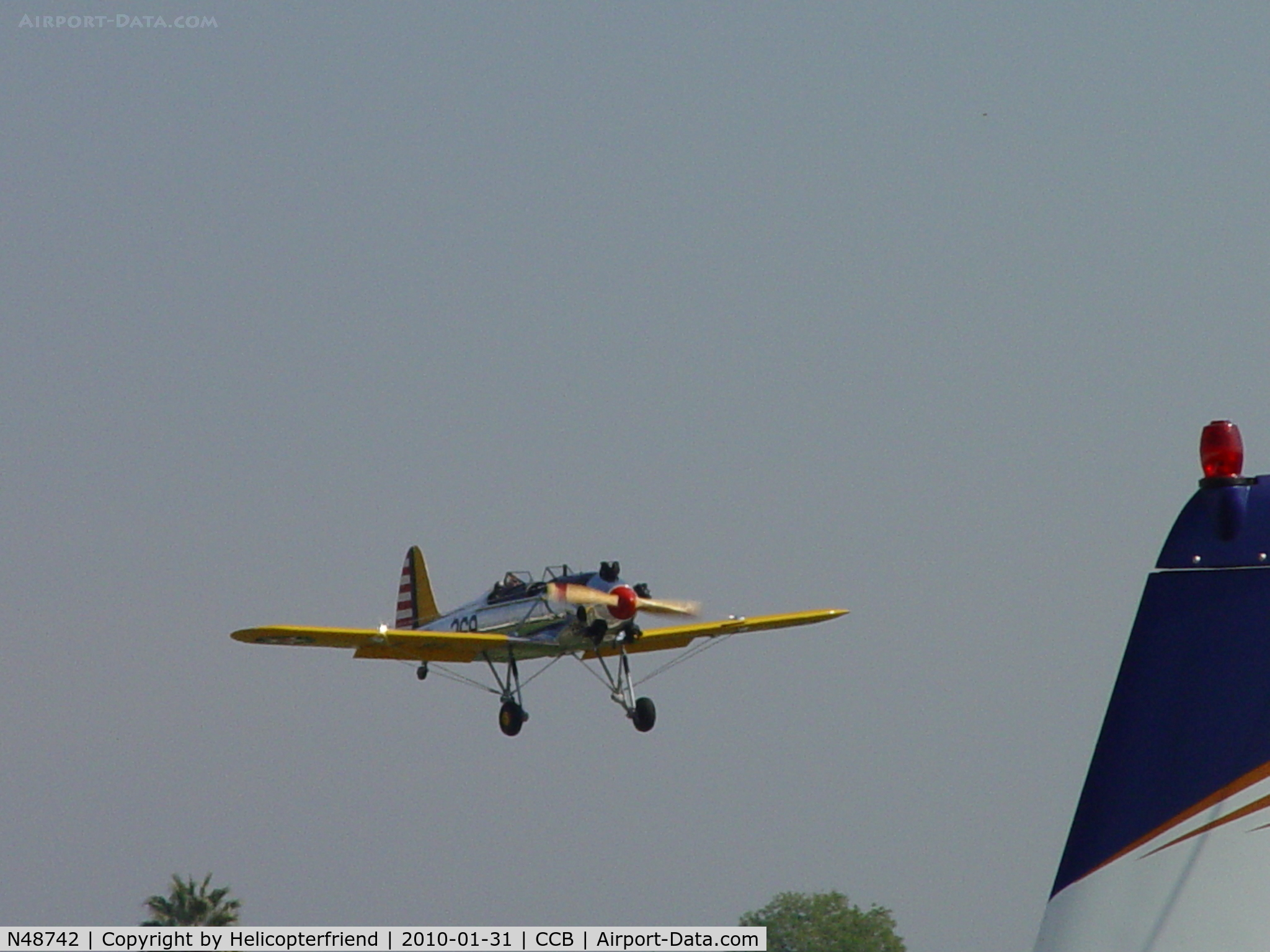 N48742, 1941 Ryan Aeronautical ST3KR C/N 1298, On final for runway 24