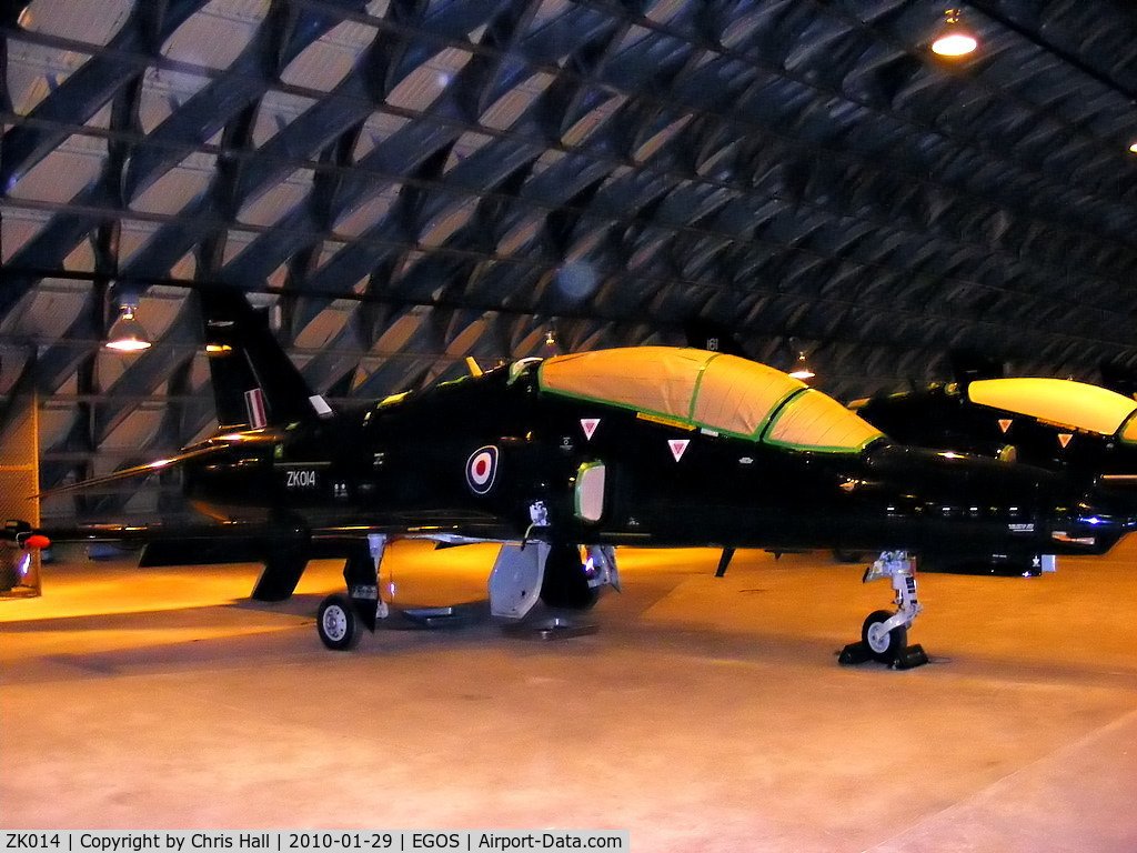 ZK014, 2008 British Aerospace Hawk T2 C/N RT005/1243, in storage at RAF Shawbury